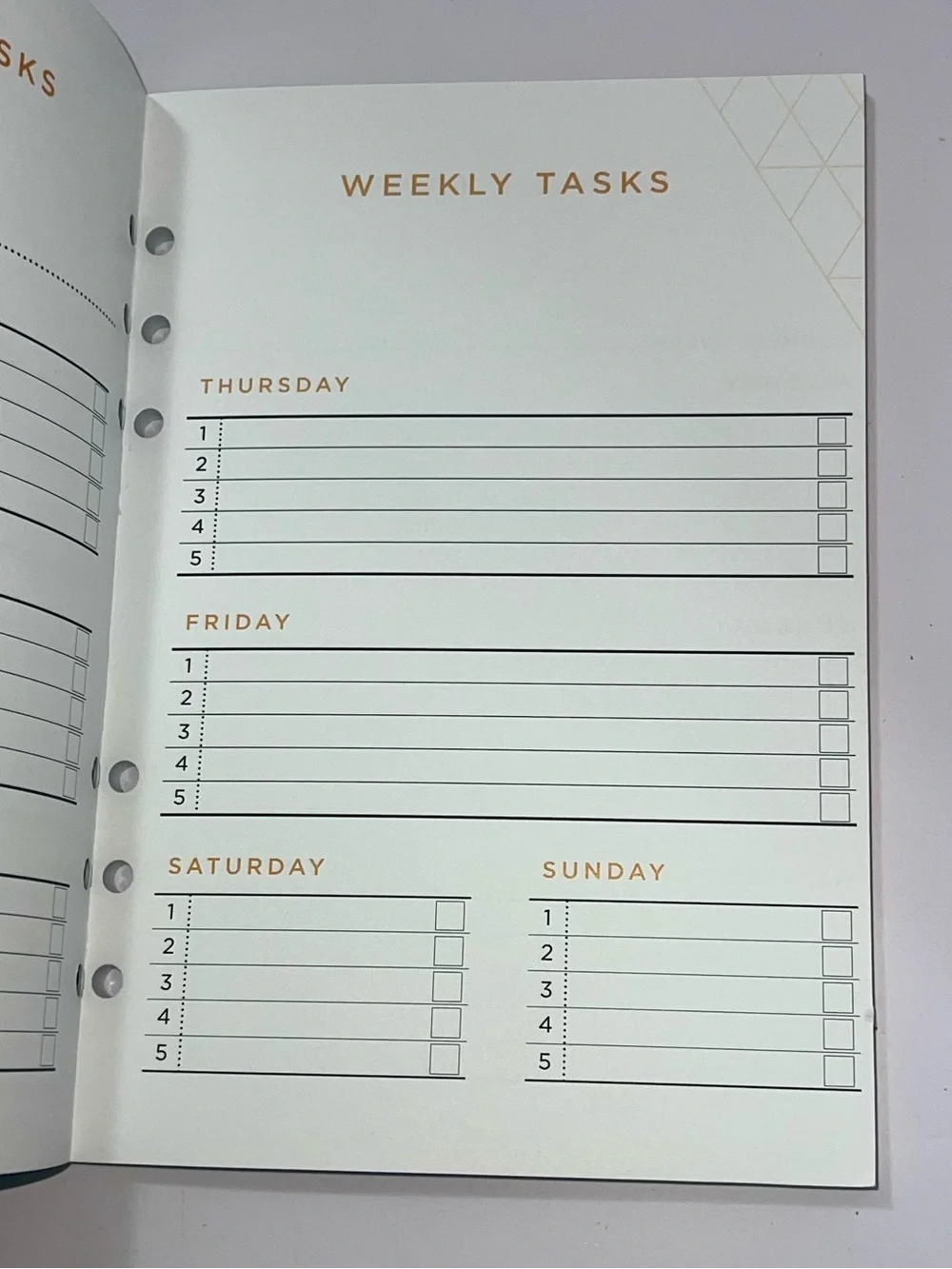 Recollections Projects Planner Insert Journal Notebook Discbound Refill